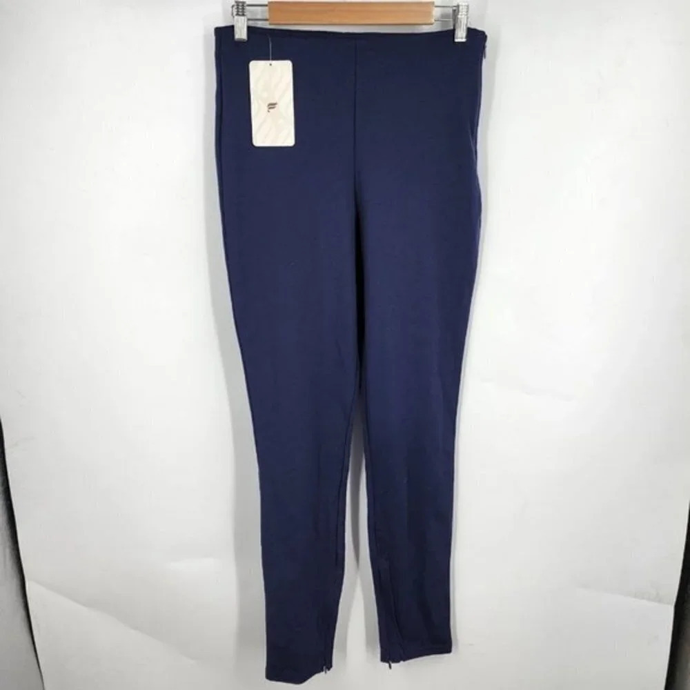 Fabletic Women's Ponte Skinny Zip Pant Tall Size M NWT